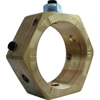 EN 20 - 20mm Brass earthing nut for 6mm m/c cable (6 Pk)