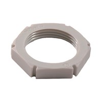 EMUF 25 25mm Grey flame retardant lock nut