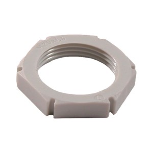EMUF 25 25mm Grey flame retardant lock nut