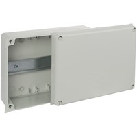WIB 4/DR 230 x 180 x 88mm IP65 RAL7035 Junction Box c/w DIN rail