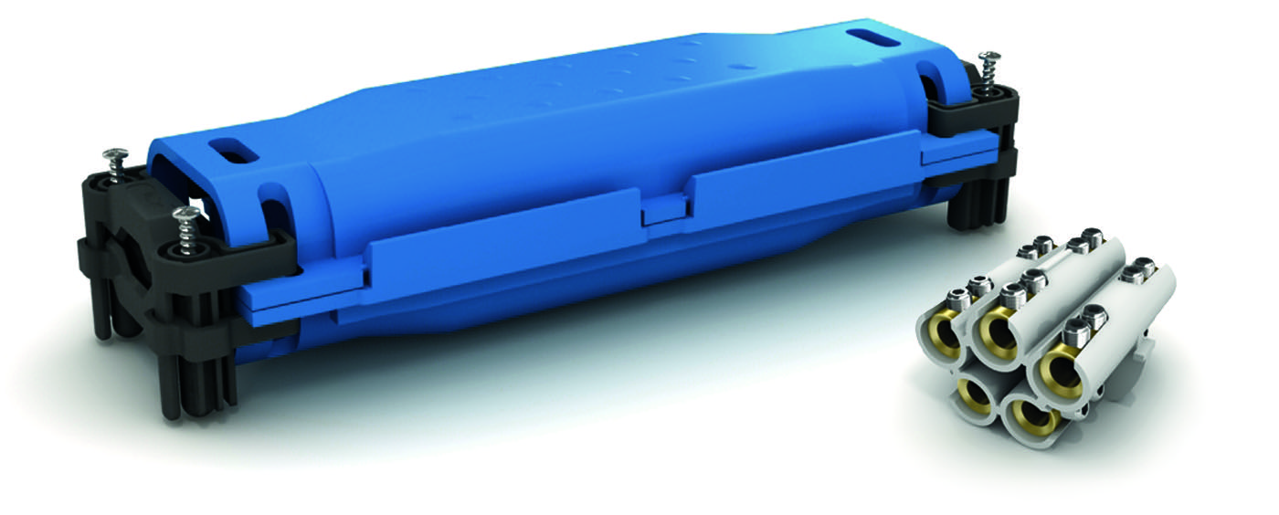 SHARK525W GEL INSULATED STRAIGHT JOINT c/w 5 CORECON 0,6/1 KV