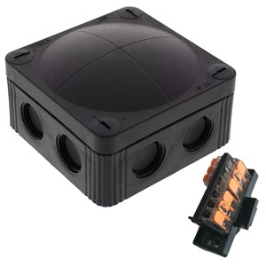 COMBI® 308 Black Complete With Wago Terminal and holder / 3-221-413