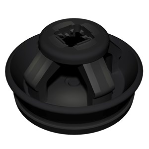 CLIXX M 25 x 1.5 Black (RAL 9005) Cable entry membrane