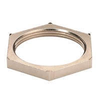 EMMU-EMV M75 EMC Locknut in Brass Nickel Plated