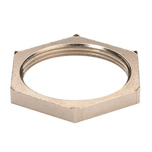 EMMU-EMV M75 EMC Locknut in Brass Nickel Plated
