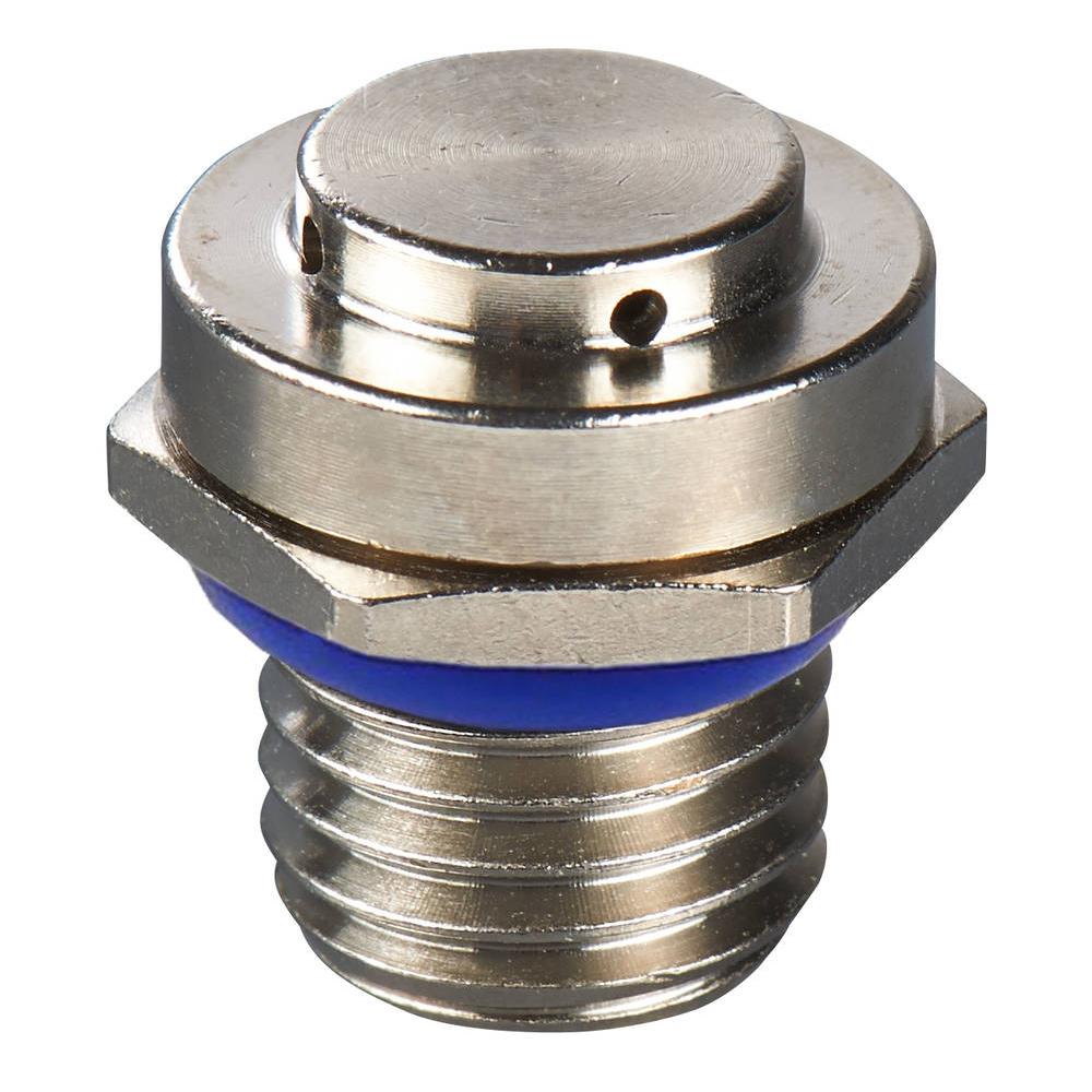 EMVPS 12 HF Breather plug, (N.S) Brass Nickel Plated, M12 x 1.5