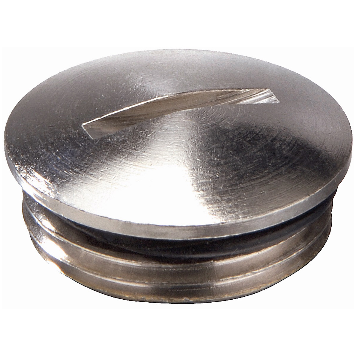 EMVS-ORD 63 IP68 Brass nickel plated StopEnd c/w Sil Oring