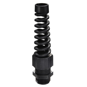 ESKVS 32 Black IP68 Cable gland anti-kink flex protection