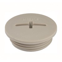 EVSG 50 Light grey stop end