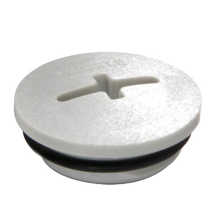 EVSG-ORD40 Grey RAL7035 IP68 Stop end c/w O Ring sealing