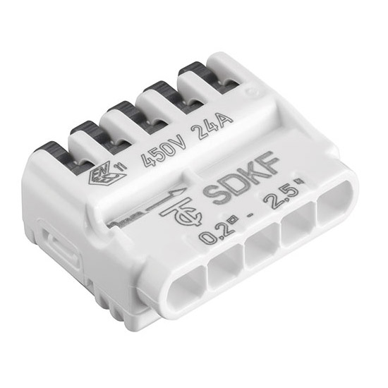 SDKF5 _ 5 Pole releasable loop connector Terminals 24A 450V
